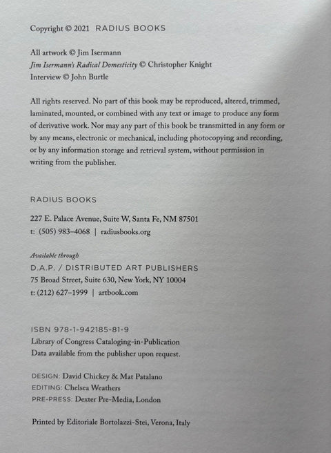 Jim Isermann's Radical Domesticity - Setanta Books