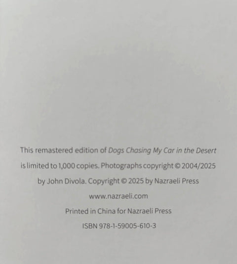 John Divola Box Set - Isolated Houses & Dogs chasing My Car in the Desert - Setanta Books