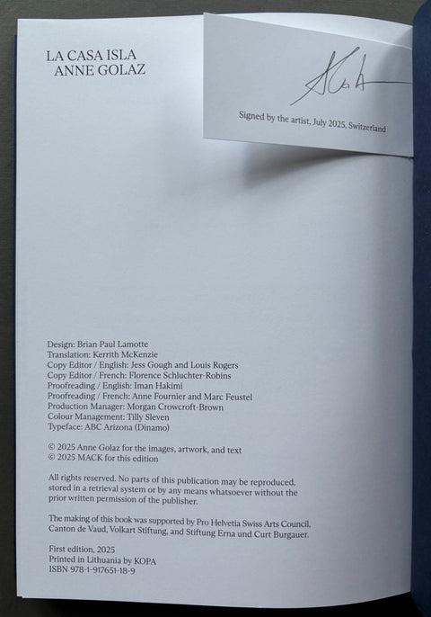 La Casa Isla - Setanta Books