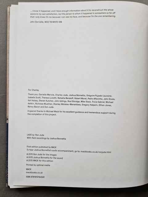 Lago - Setanta Books