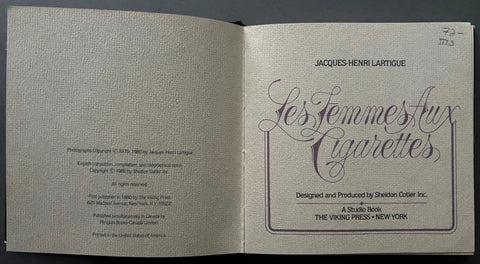 Les Femmes aux Cigarettes - Setanta Books