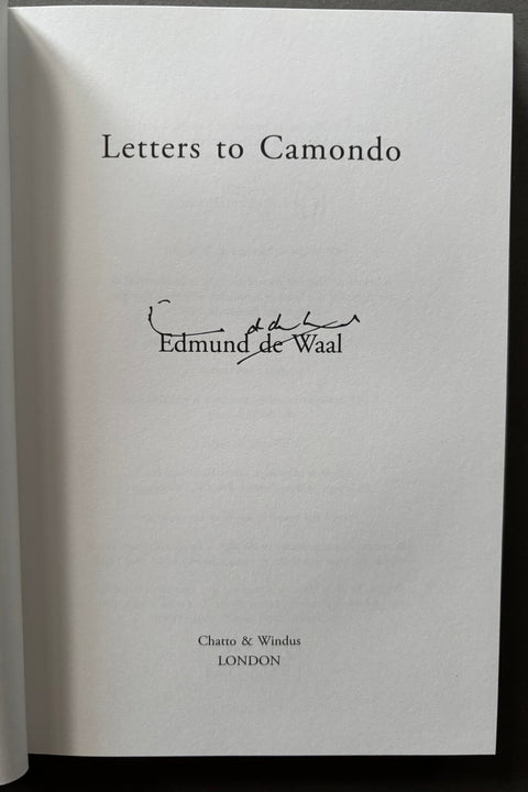 Letters to Camondo