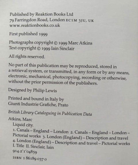 Liquid City - Setanta Books