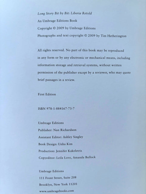 Long Story Bit By Bit: Liberia Retold - Setanta Books