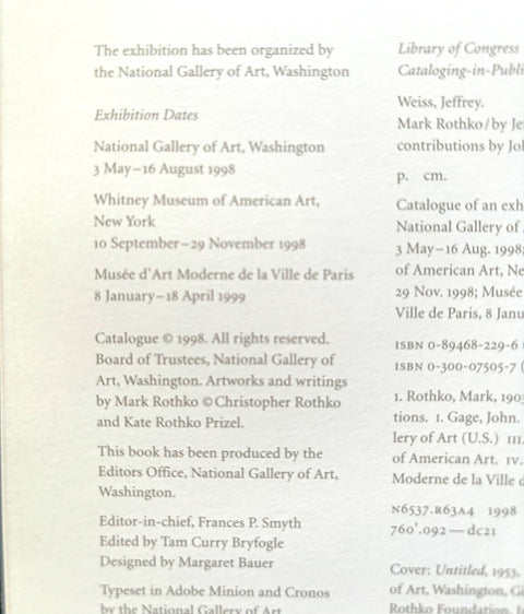 Mark Rothko - Setanta Books