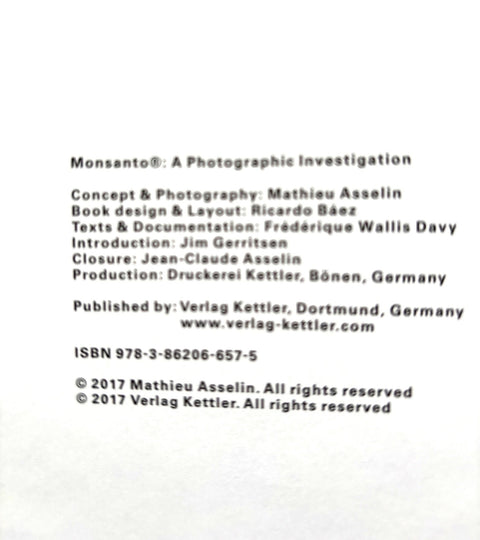 Monsanto: A Photographic Investigation - Setanta Books