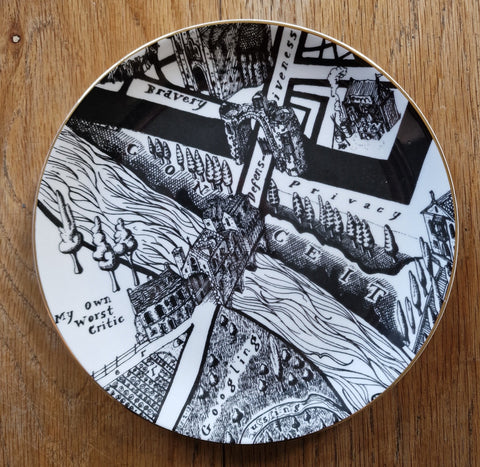 "My Worst Critic" Decorative Plate - Setanta Books
