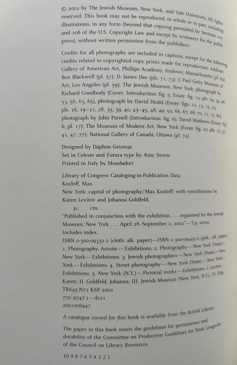 New York: Capital of Photography - Setanta Books