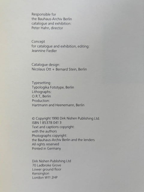 Photography at the Bauhaus - Setanta Books