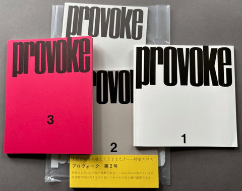 PROVOKE: Complete Reprint of 3 Volumes - Setanta Books