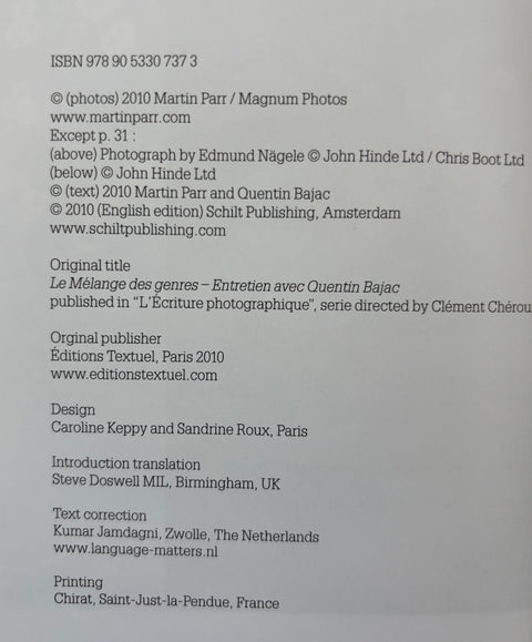 Parr by Parr: Quentin Bajac Meets Martin Parr