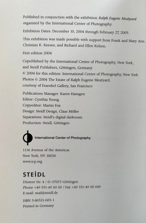 Ralph Eugene Meatyard - Setanta Books