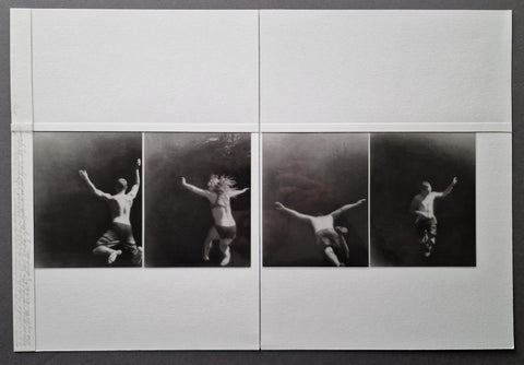 a two-panel broadside with 4 b/w mounted transparencies
