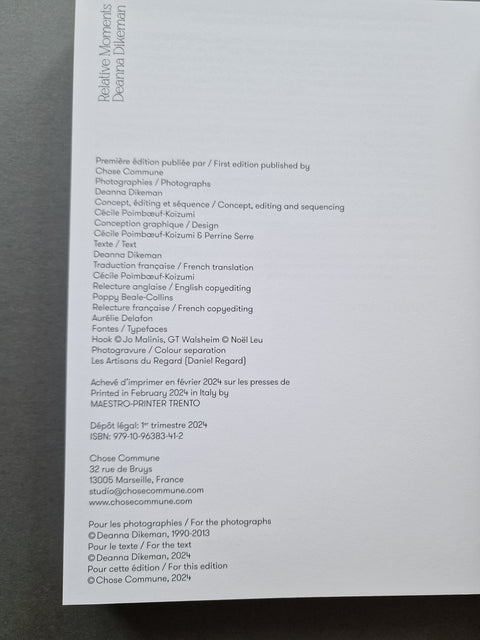 Relative Moments - Setanta Books