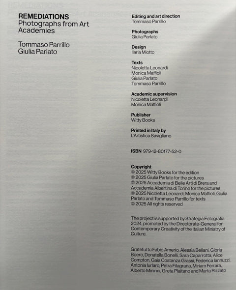 Remediations: Photographs from Art Academies - Setanta Books