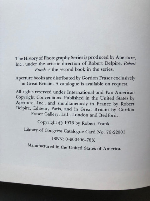 Robert Frank: The History of Photography Series