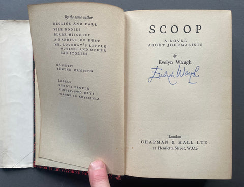 Scoop - 1st signed - Setanta Books