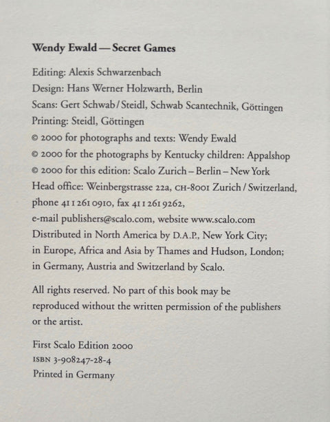 Secret Games: Collaborative Works with Children 1969 - 1999 - Setanta Books