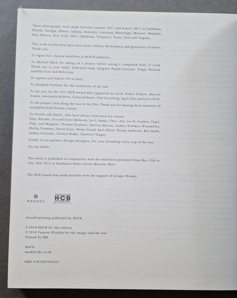 The copyright page of the book stating that this is a second printing from 2018