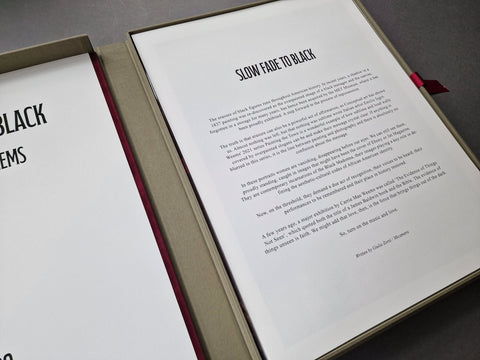 Slow Fade To Black Portfolio Box - Setanta Books