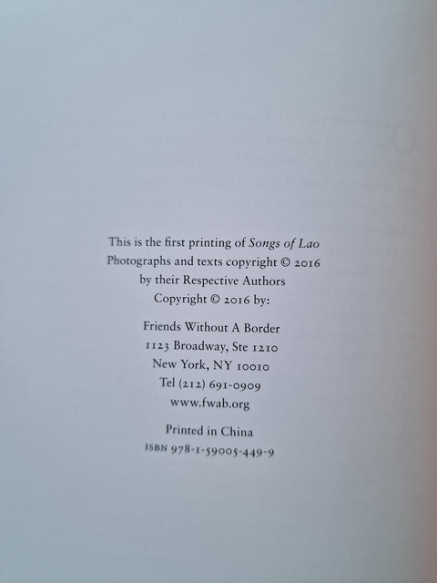 Song of Lao - Setanta Books