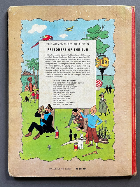 The Adventures of Tintin - Prisoners of the Sun - UK 1st - Setanta Books