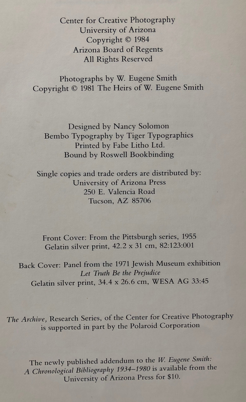 The Archive: W. Eugene Smith