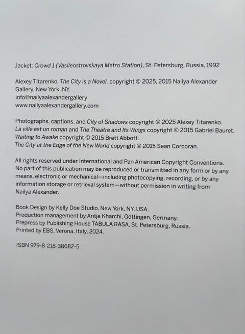 The City Is A Novel - Setanta Books