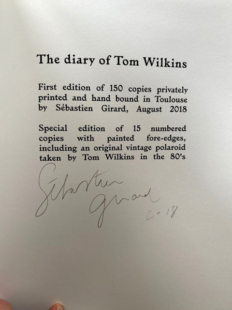 The Diary Of Tom Wilkins - Setanta Books