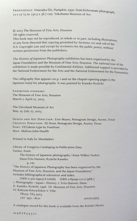 The History of Japanese Photography - Setanta Books