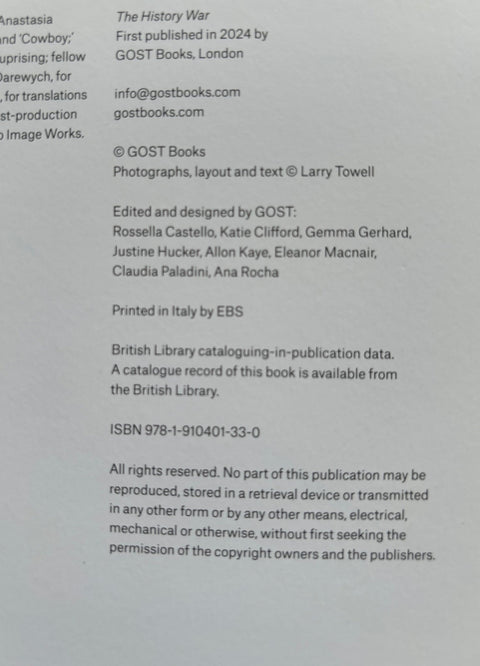 The History War - Setanta Books