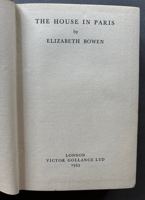 The House in Paris - UK 1st - Setanta Books