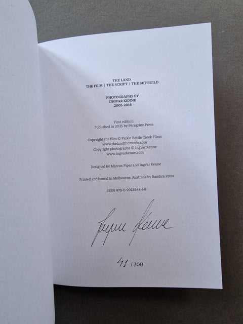THE LAND (THE FILM | THE SCRIPT | THE SET - BUILD) - Setanta Books