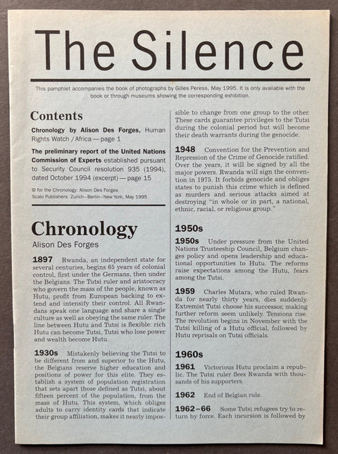 The Silence - Setanta Books