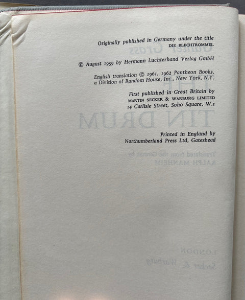 The Tin Drum - Setanta Books