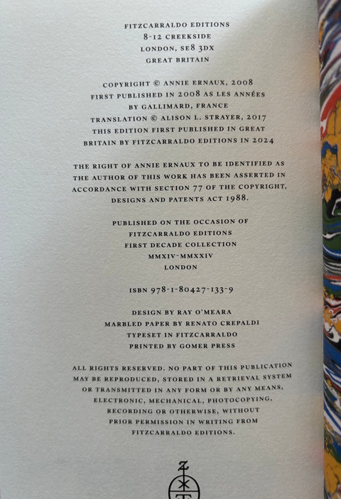 The Years - Setanta Books