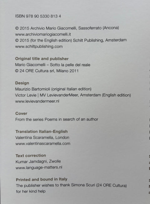 Under the Skin of Reality - Setanta Books