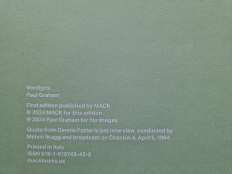 Verdigris / Ambergris - Setanta Books