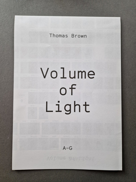 Volume of Light - Setanta Books