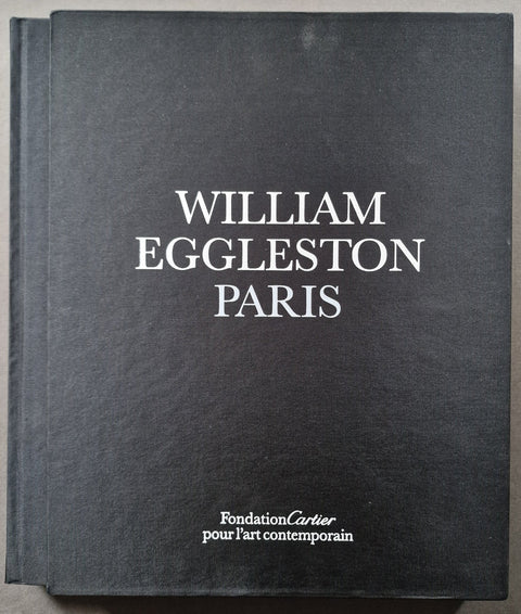 The photobook lipcase of William Eggleston Paris in black slick material
