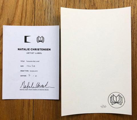 007 - Natalie Christensen - Special Edition (3 Print Options) - Setanta Books