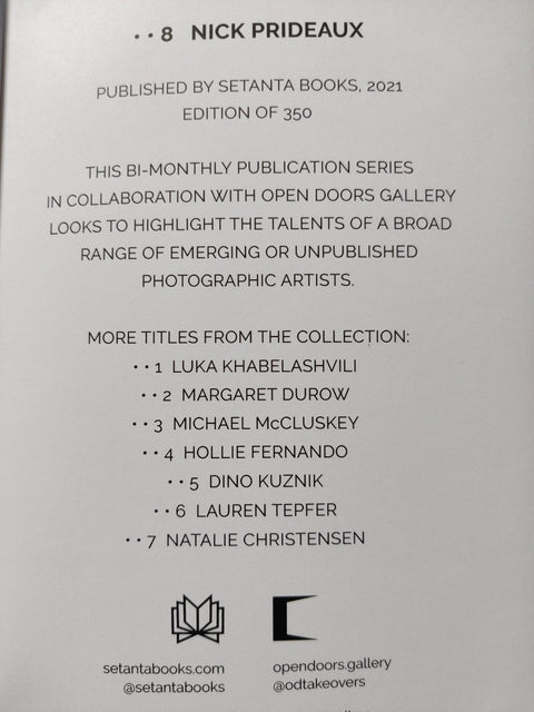 008 - Nick Prideaux - Special Edition (3 Print Options) - Setanta Books