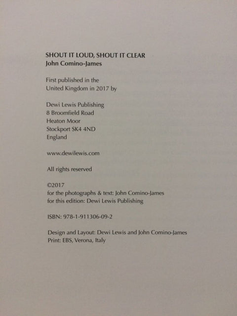 Shout it Loud, Shout it Clear