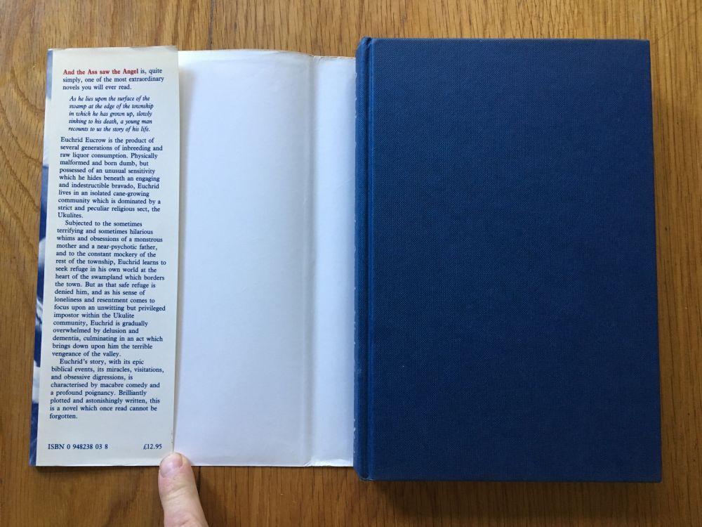 Buy And the Ass Saw the Angel Nick Cave book 1st edition signed