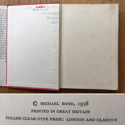 A Bear Called Paddington - 1st - with signed letter