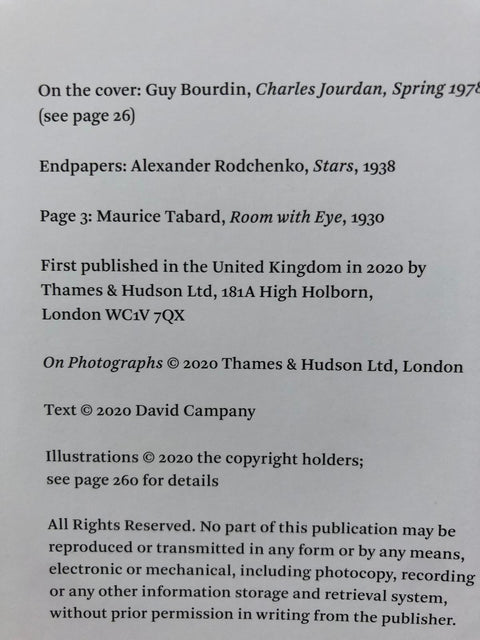On Photographs