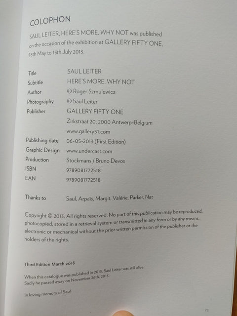 Here's More, Why Not