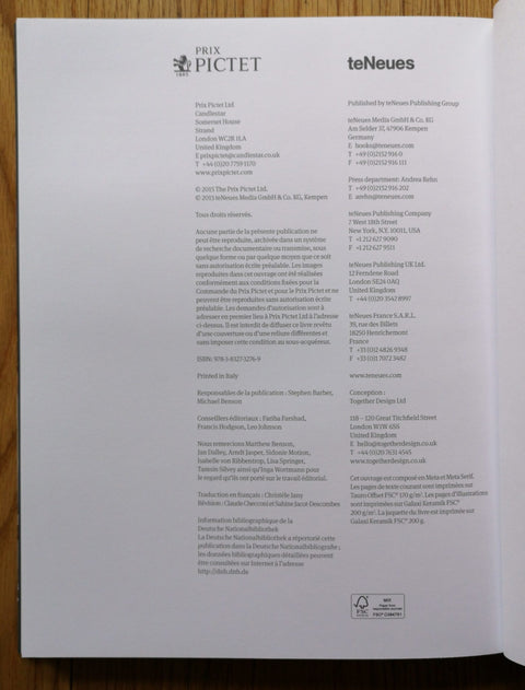 Disorder: Prix Pictet
