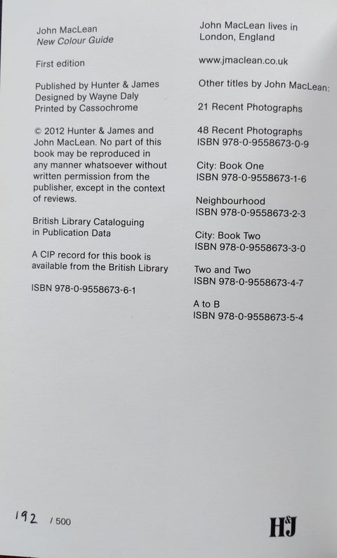 New Colour Guide - Setanta Books