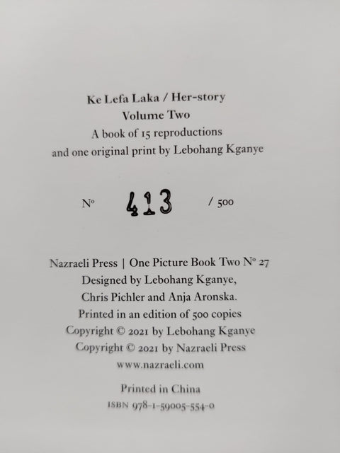 Ke Lefa Laka / Her-story Volume Two (One Picture Book)